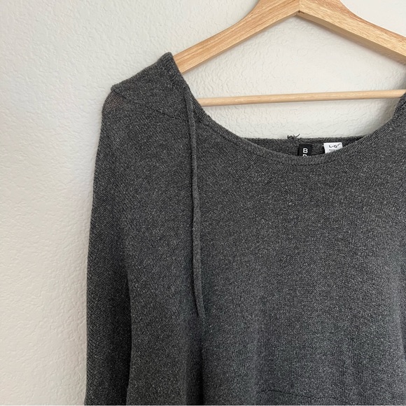 Urban Outfitters BDG Grey Pullover Sweater Ribbed Sleeves - Picture 2 of 5